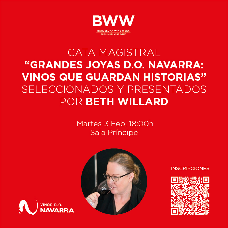 Cata Magistral Barcelona Wine Week“Grandes Joyas D.O. Navarra: Vinos que Guardan Historias”