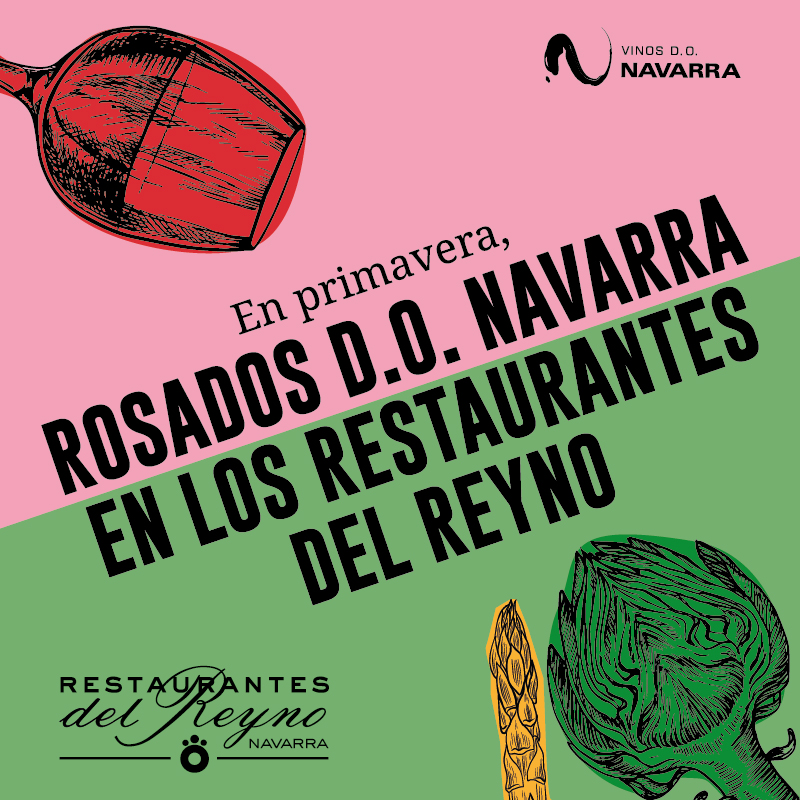 En abril, Rosados D.O. Navarra en los Restaurantes del Reyno